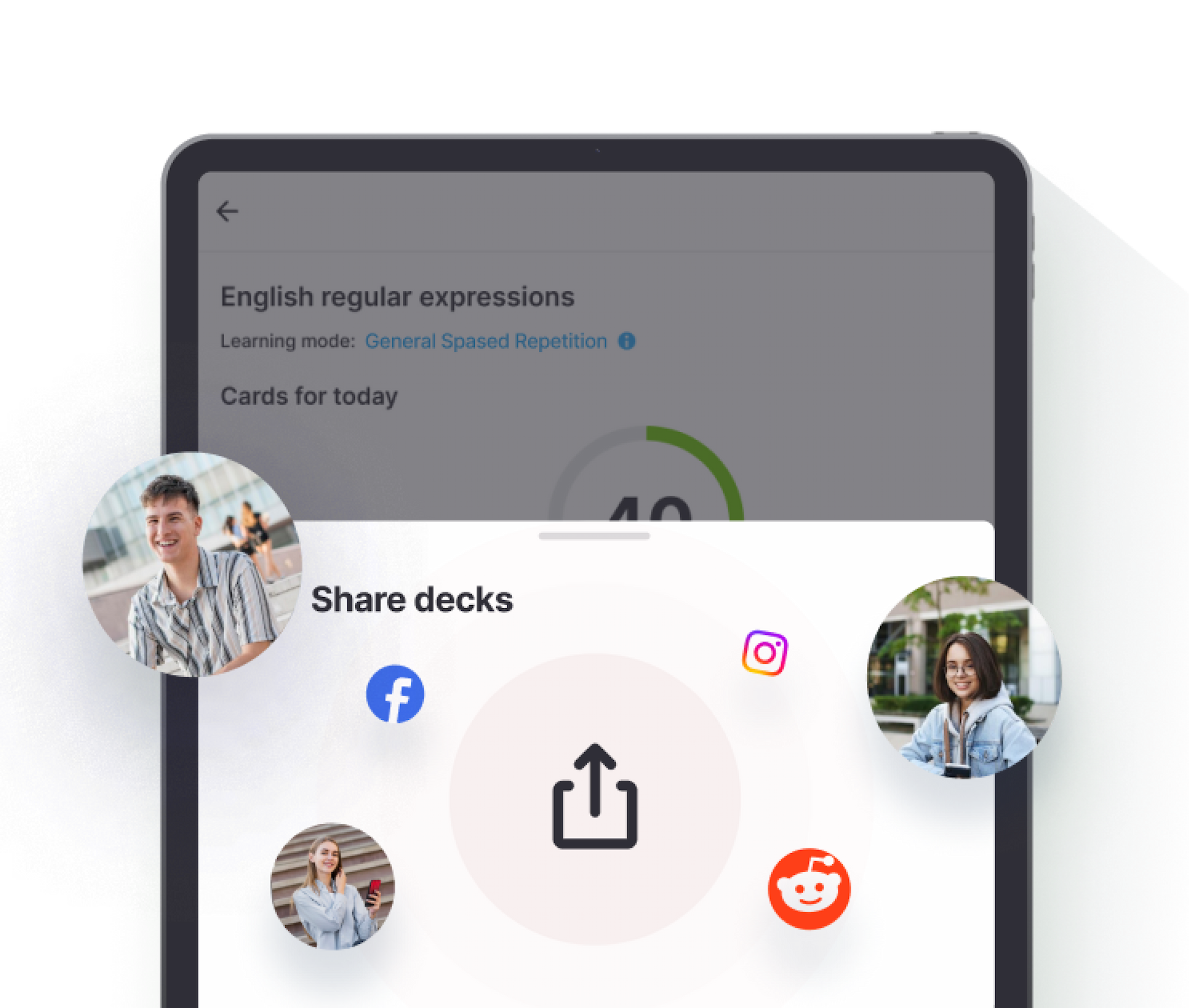 Create and share decks with friends